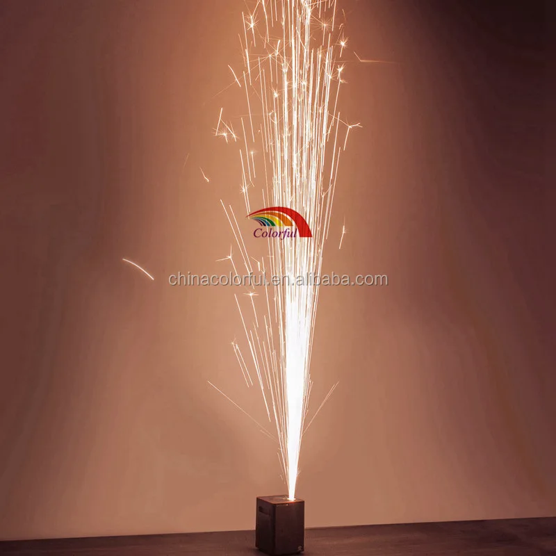 Composite Ti stage effect powder for high safety cold fireworks machine is used in various scenarios