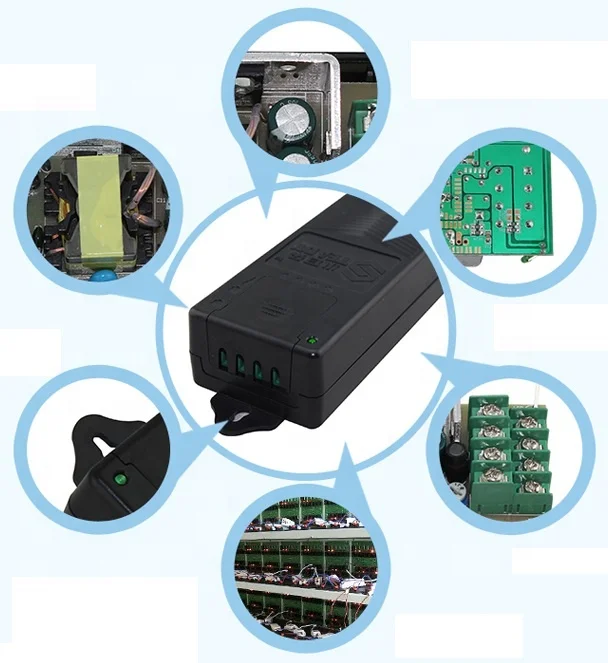 12vdc 5a 4 канала общий настольный адаптер питания CCTV Блок питания