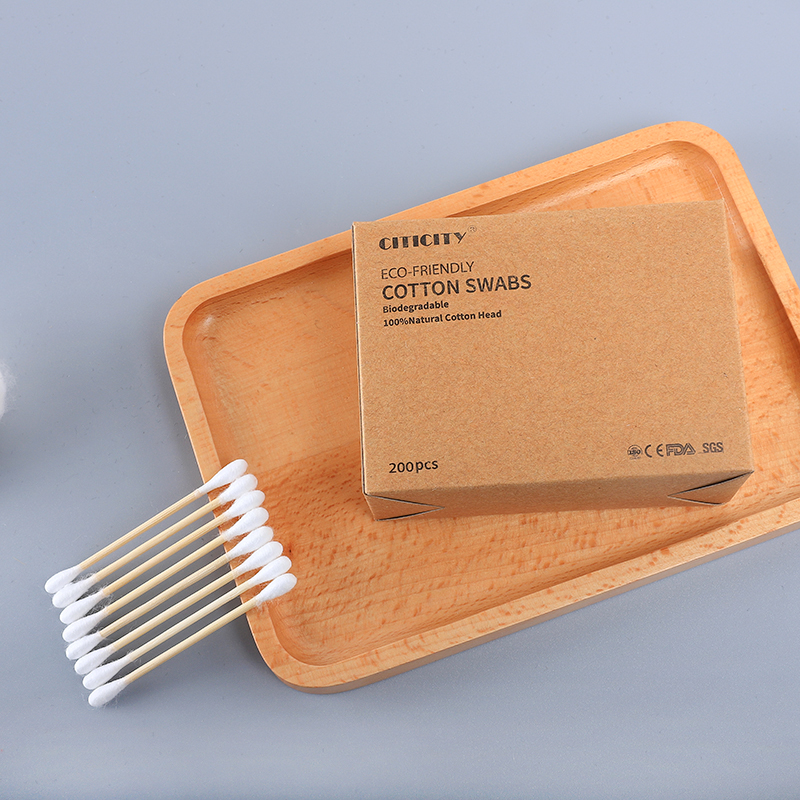 1000 cotons en bois biod/égradables durables sans plastique Eco Connection