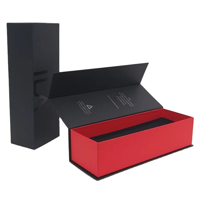 Модная Роскошная Подарочная бумажная коробка с принтом на заказ для вина с основанием и крышкой, упаковочная коробка для косметики