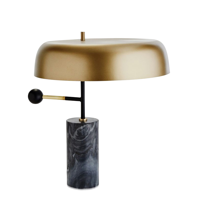 Nordic Postmodern creative retro marble living room table lamp Nordic American bedside bedroom study designer table lamp