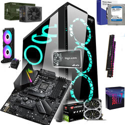 I7 9700F / RTX2060 anfitrião computador desktop conjunto completo de configuração de alta gaming desktop refrigeração a água