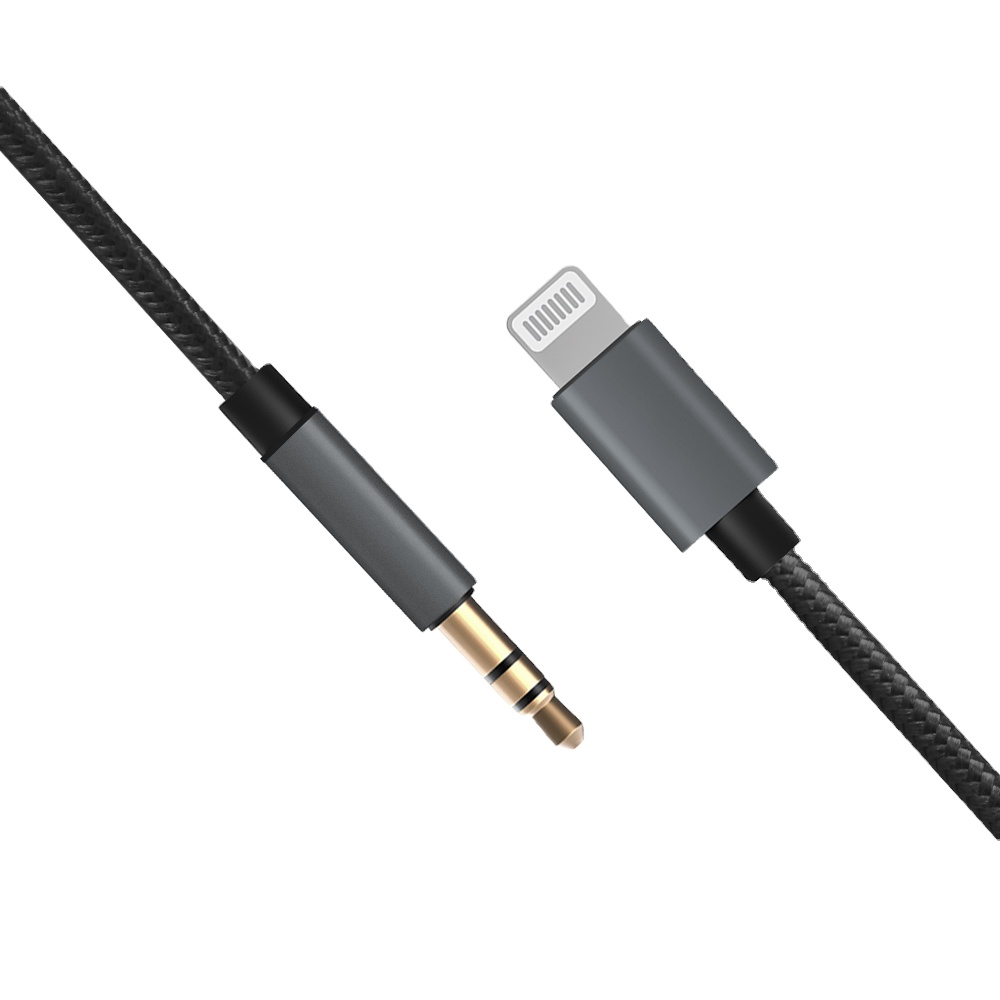 Высокого качества с разъемом подачи внешнего сигнала aux вспомогательный кабель для быстрой и светло-золотой объемное звучание mfi сертифицированная аудио-видео кабель