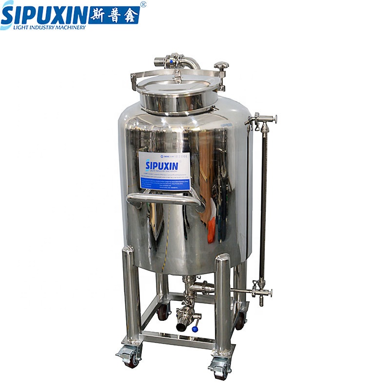 500L Single Wall контейнер для хранения, нержавеющая сталь реактора для меда/сироп