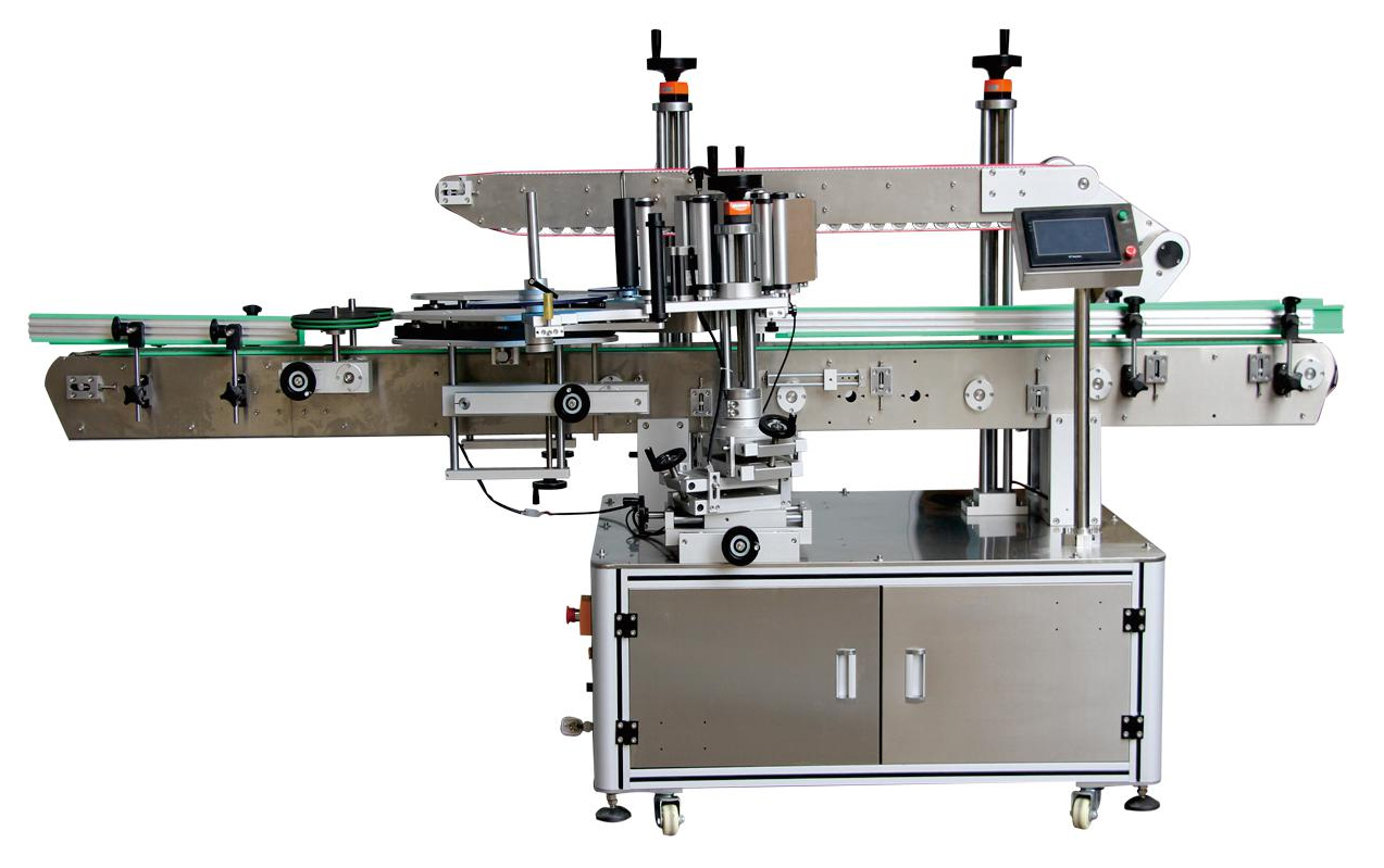 Hand Held Manual Round Bottle Labeling Machine With Printing Code,Manual Bottle Labeler