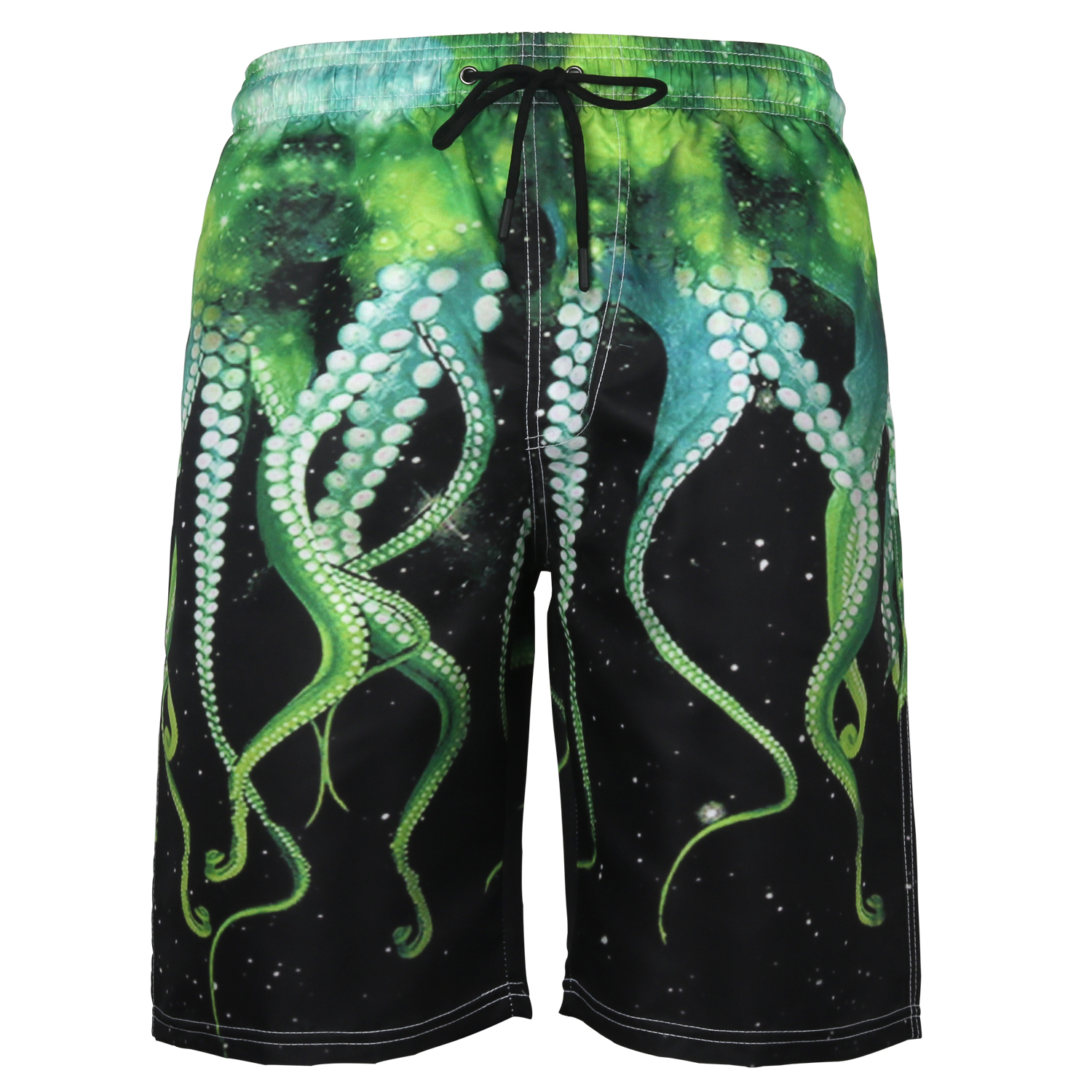 Casual Womens Swim Trunks Breathable Quick Dry Printed Beach Shorts Firetrucks Orange Summer Boardshorts with Mesh Lining