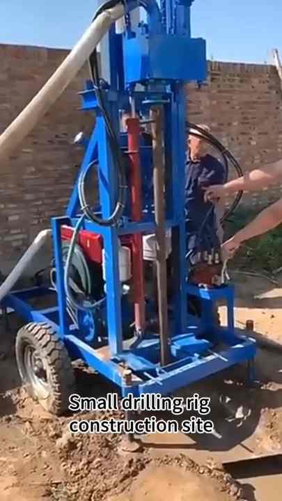 Tapping Rig Water Heavy-Duty 200m Borehole Water Well Drill Rig Designed for Deep Aquifer ...