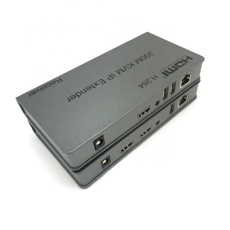 200 м через lan cat5e/cat6 ethernet кабель KVM HDMI USB удлинитель hdmi ip удлинитель