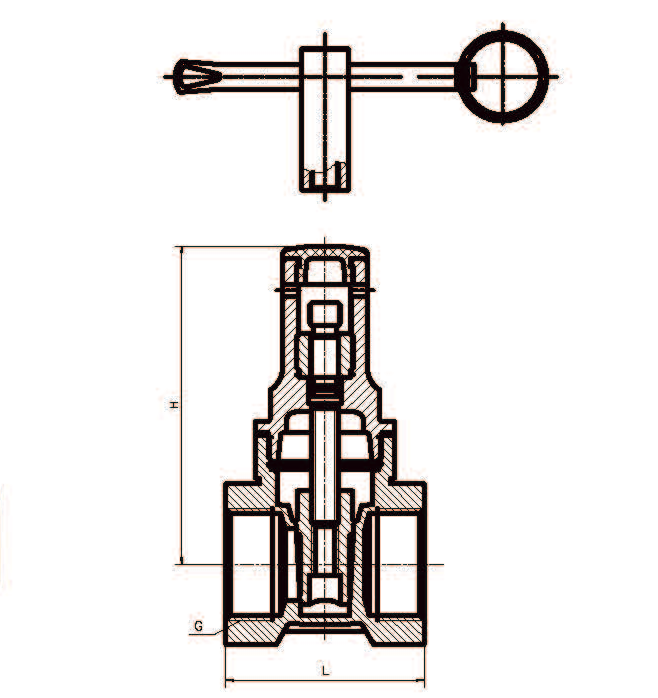 Wholesale thickened brass gate valve internal thread gate valve water pipe switch valve