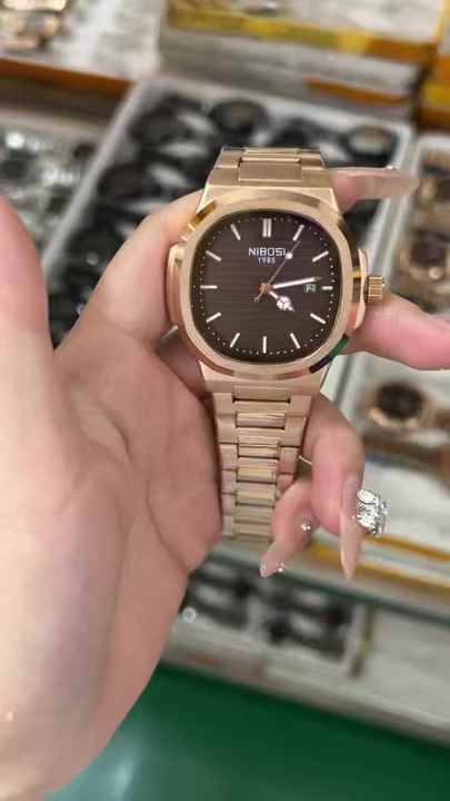 NIBOSI 2632 Luxury Men's Quartz Watch with Stainless Steel Band