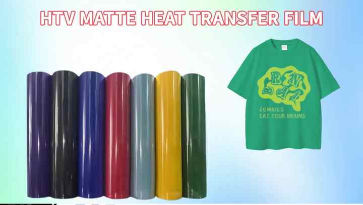 HTV Heat Transfer Printing and Lettering Film PVC Adhesive Clothing ...