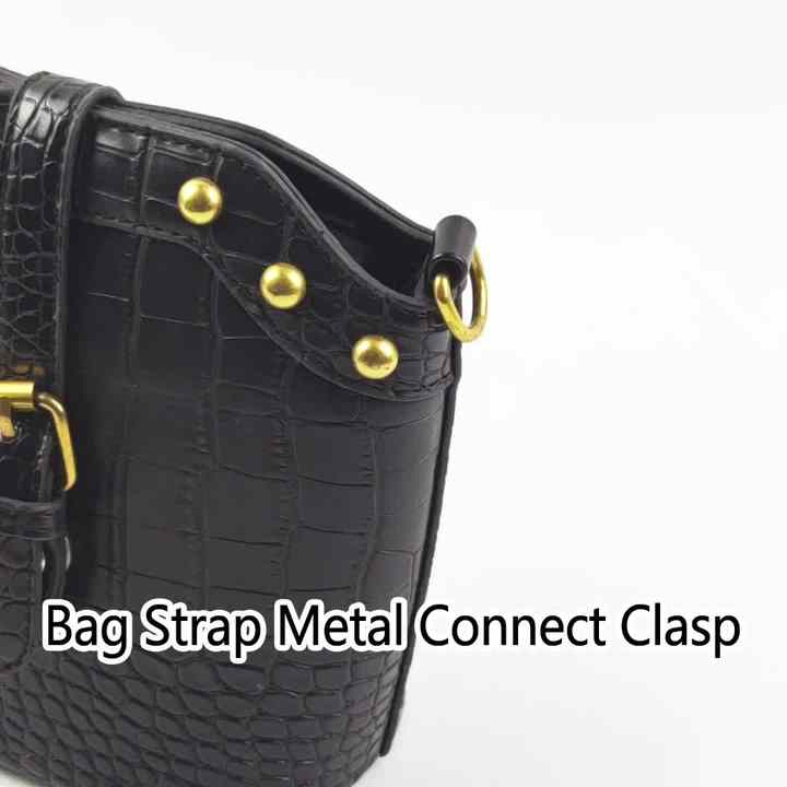 Meetee BF729 Zinc Alloy Bag Swivel Ring Heart Shaped Spring Buckle