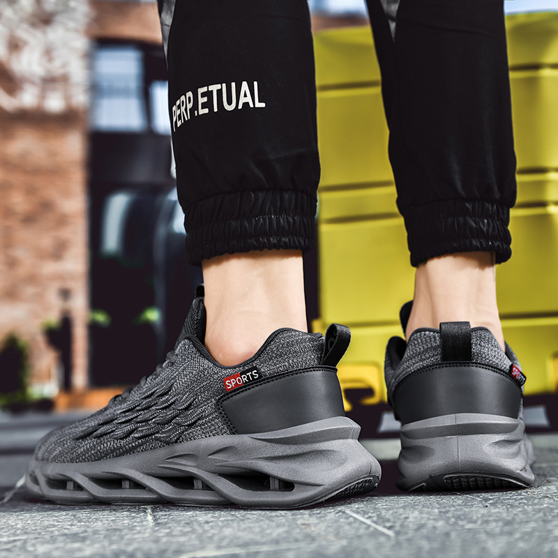 CS34005 стабильность Мужские ударопрочные открытый кроссовки с кокосовым узором flyknitted обувь