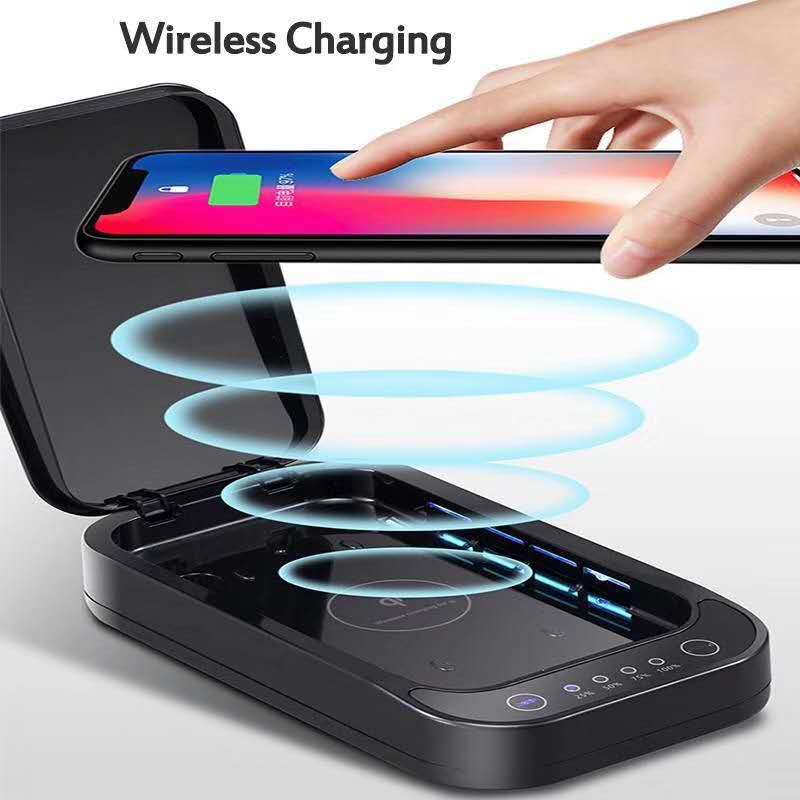 UV uvc мобильный телефон дезинфекция стерилизация коробка Светодиодная лампа стерилизатор лампа телефон дезинфицирующее средство