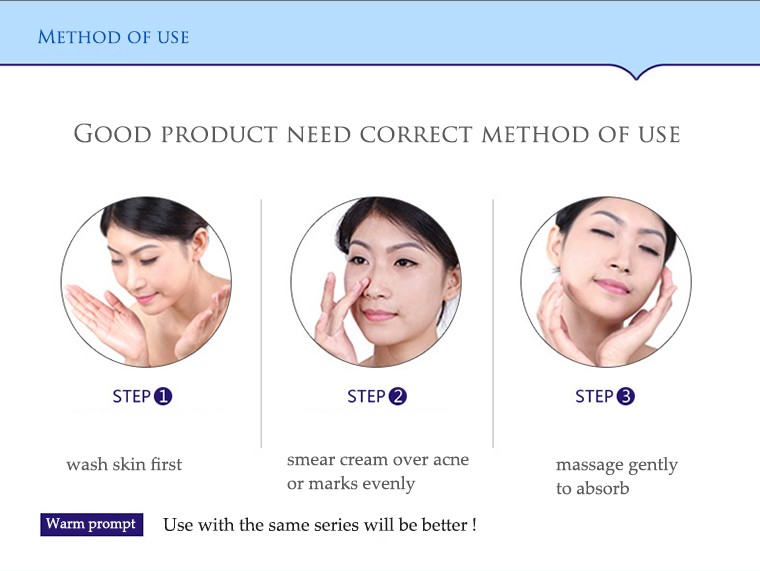 BIOAOUA 30g Acne Treatment Blackhead Remova Anti Acne Cream Oil Control Shrink Pores Acne Scar Remove Face Care Whitening
