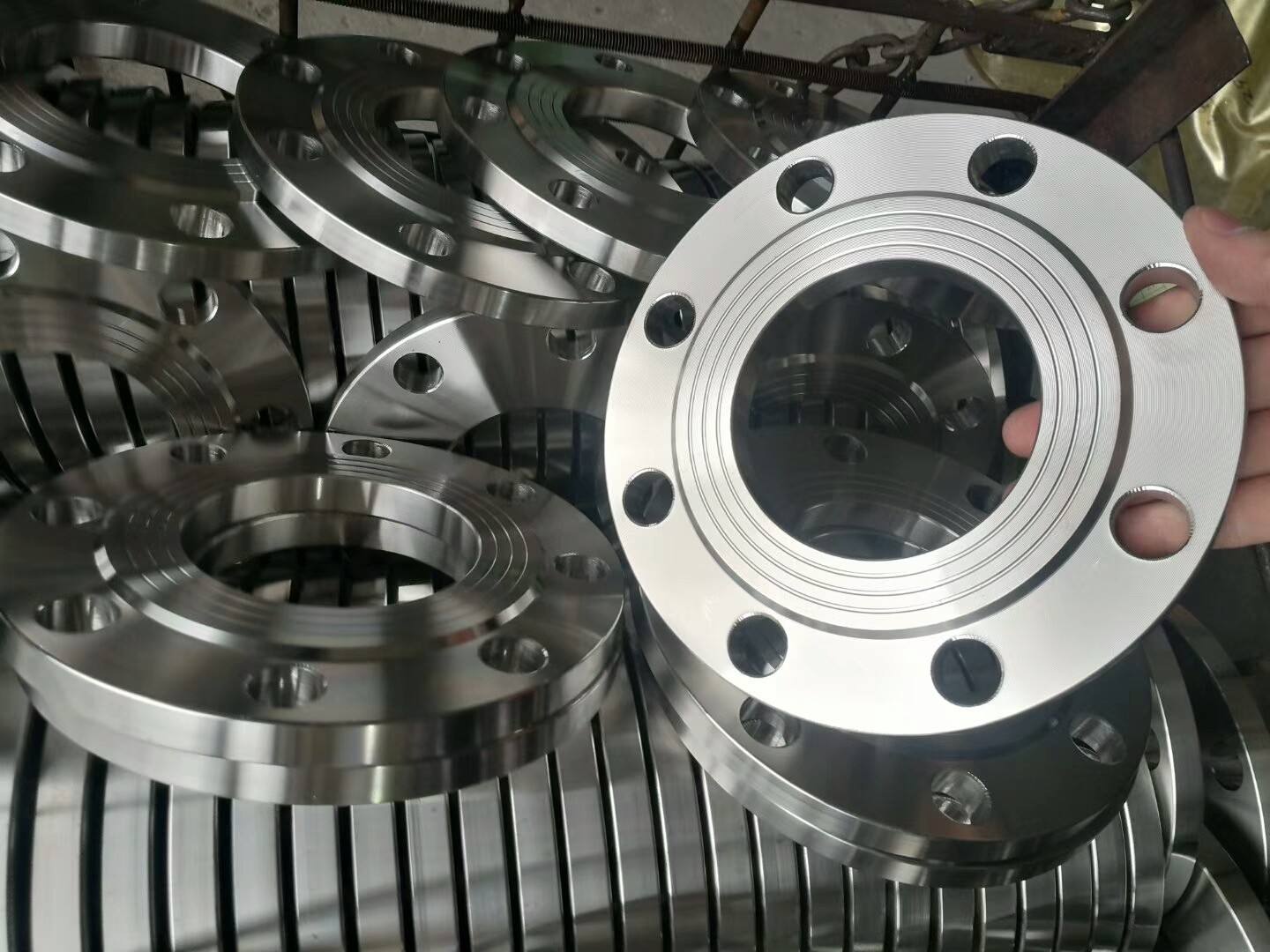 Custom DIN2576 Pn40 St37.2 Pl Ss Flanges ISO Standard Super Duplex Stainless Steel Flange Alloy Metal Flange