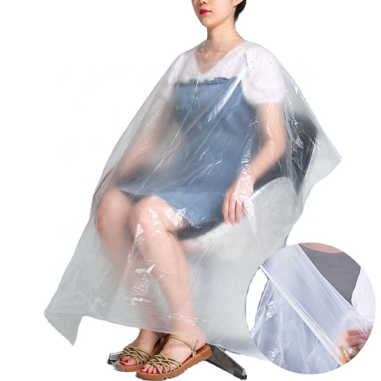 Различные спецификации, одноразовые парикмахерские накидки и фартуки для маскировки волос