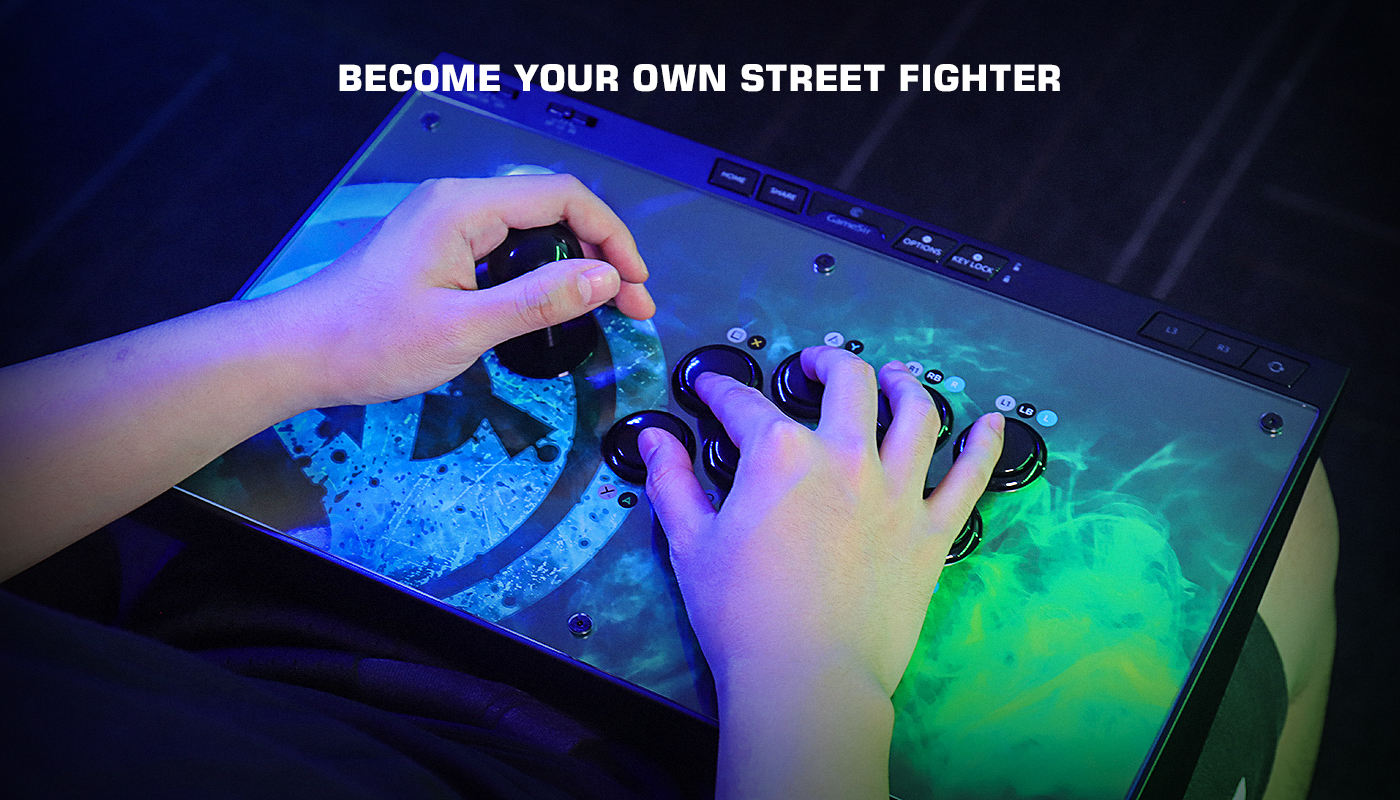 GameSir C2 Wired Fightstick Joystick for PS5, Xbox Series X, PC