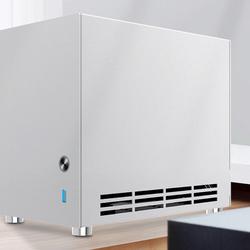 Aluminum alloy computer game case ITX glass side transparent chassis