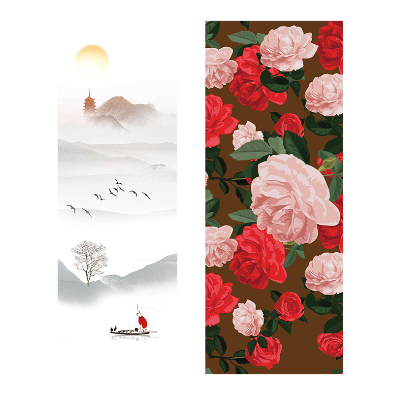 Теплопередача замша поверхность натуральный складной резиновый задний большой Пользовательские Коврики