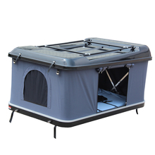 hard shell car roof top camping tent for camping with aluminum alloy folding ladder