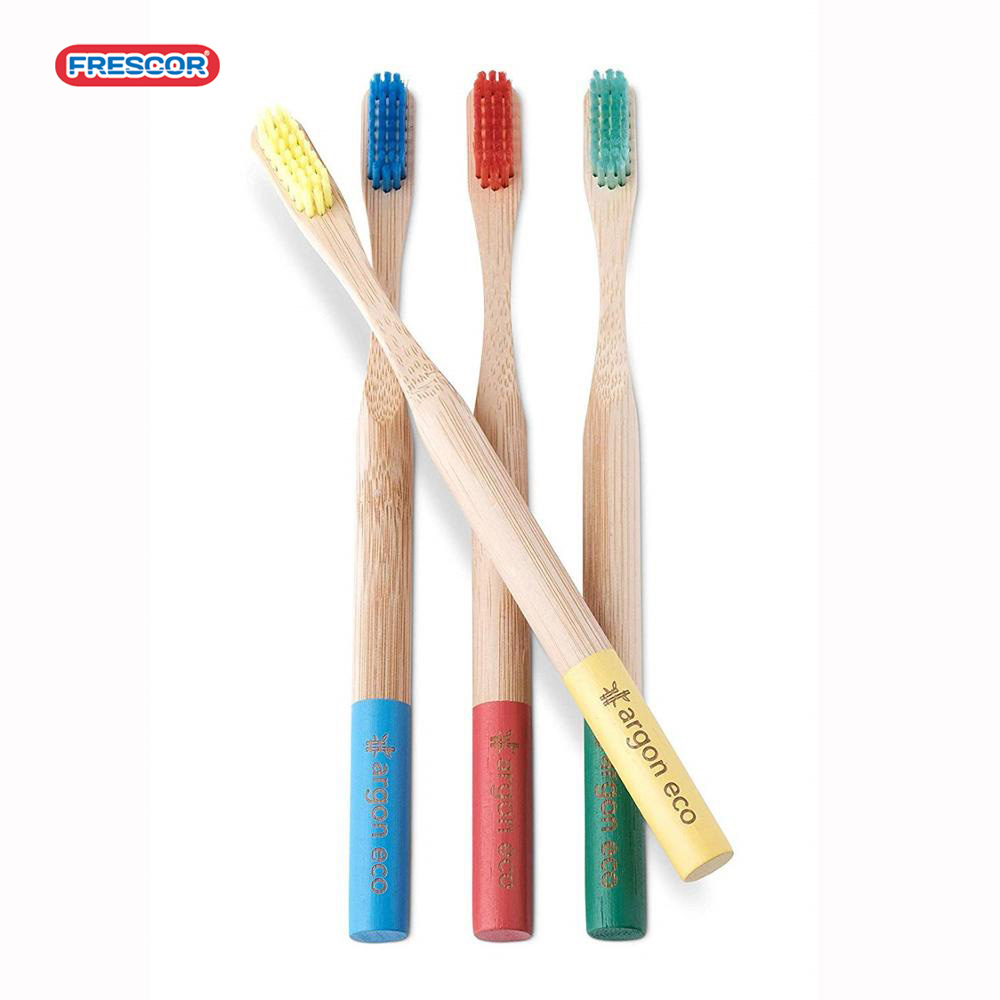 Не содержит Бисфенол А биоразлагаемые oem Эко-дружественных бамбука зубная щетка с чехлом