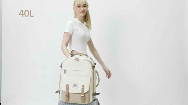4Pcs Travel Backpack for Women 50L Carry on Backpack for Airplanes Flight  Approved Personal Item Backpack Fits 18 Inch Laptop