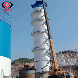 Active lime process vertical shaft lime kiln lime mini plant