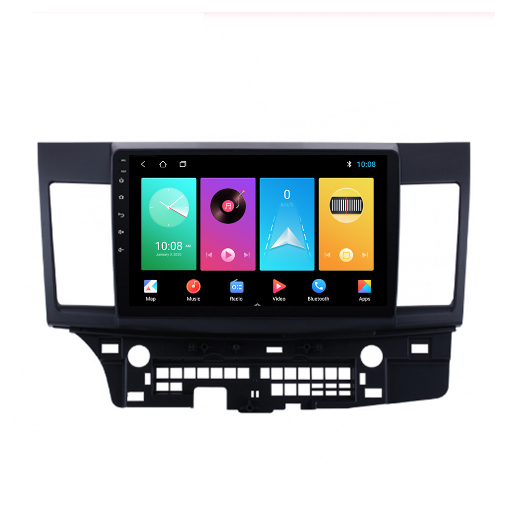 10 inch Gps Navigation For Mitsubishi Lancer EX 2010-2018 Touch Screen Vehicle Car Stereo 1+16G Android Auto With BT WIFI USB