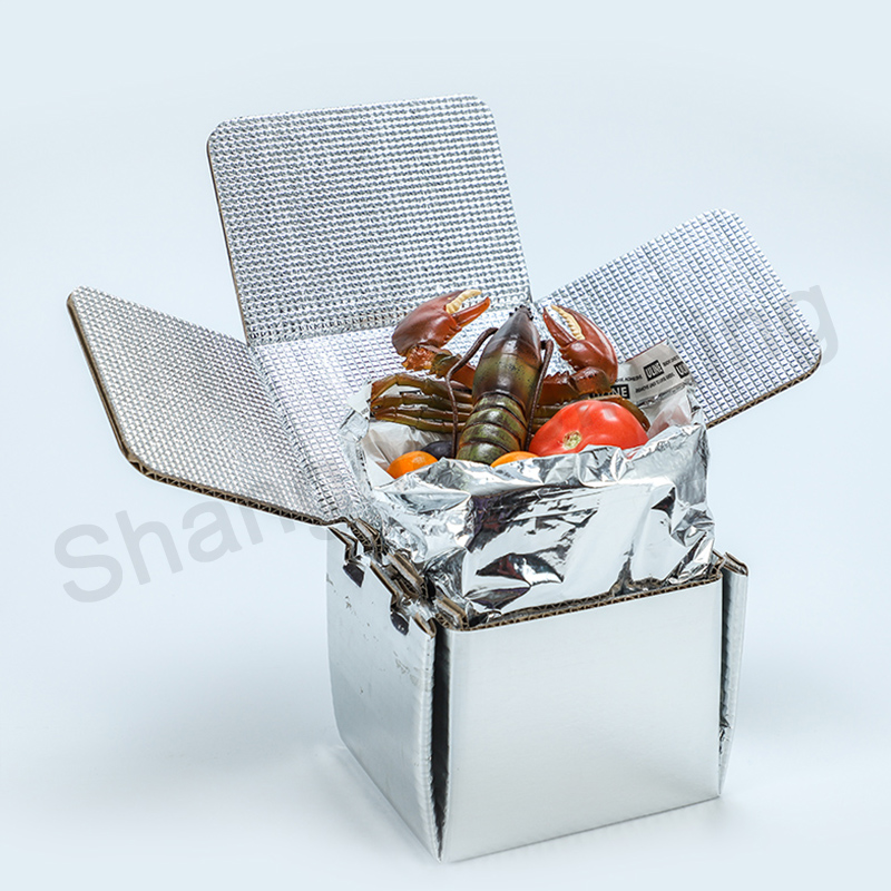 Решение для различных пищевых холодных цепей из алюминиевой фольги, изоляционная коробка, сумка-холодильник