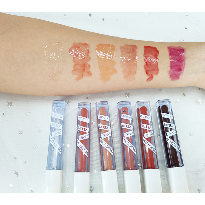 6 видов цветов частная этикетка блеск для губ Макияж Красота Блеск для губ блеск для губ