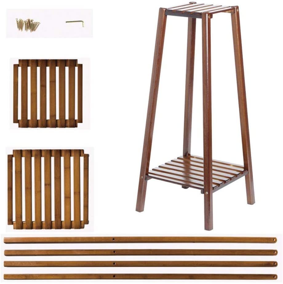 Бамбуковая напольная многослойная подставка для цветов подставка для растений стойка полка для украшения дома