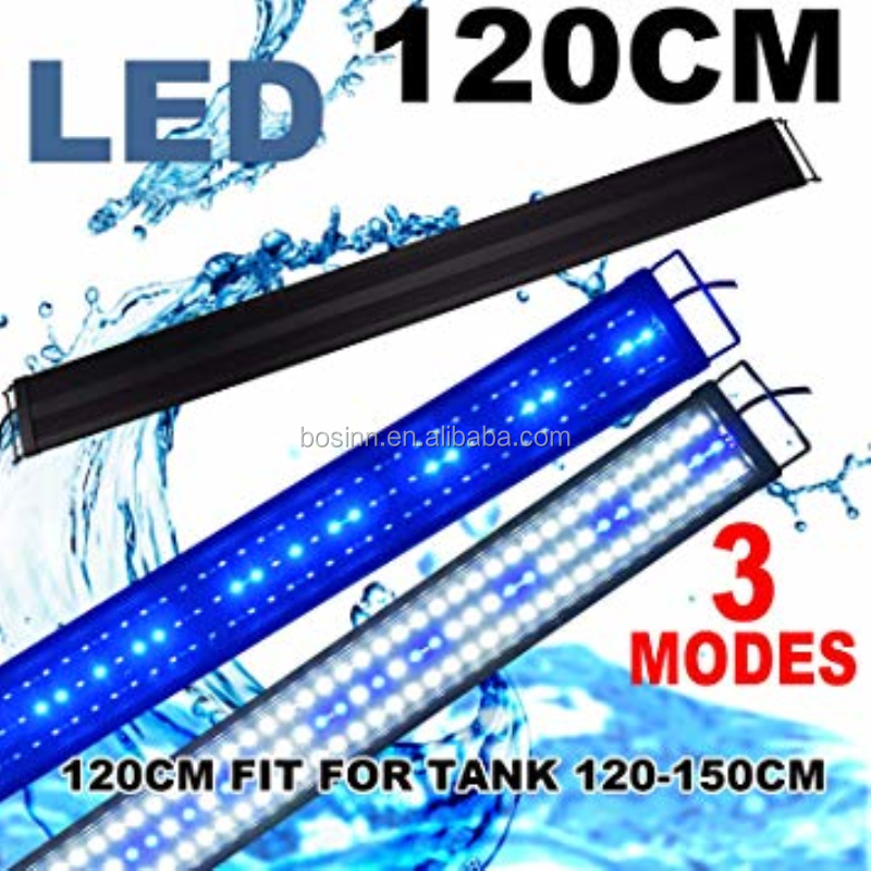 新品未使用品　アクアリウム ライトスペクトル水族館 LED ライト Amazon.co.jp: LED水族館ライト、18W LEDリーフ電球、調光可能な