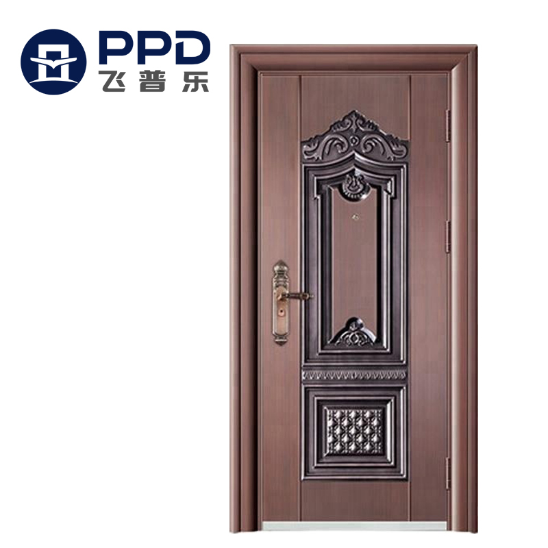 Porta interior de segurança de aço americana 2019 com armações