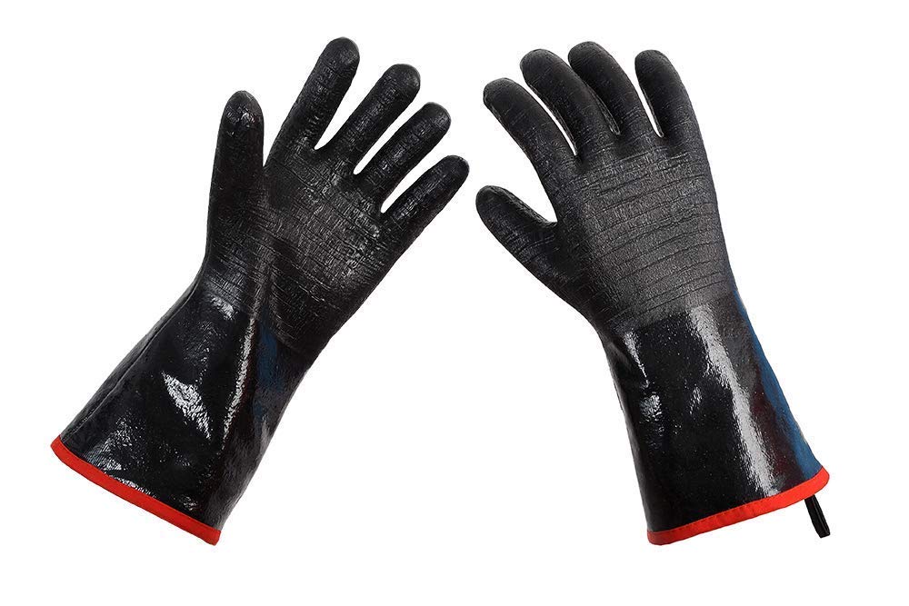 重型耐化学腐蚀氯丁橡胶长手套护面安全手套 - buy neoprene gloves