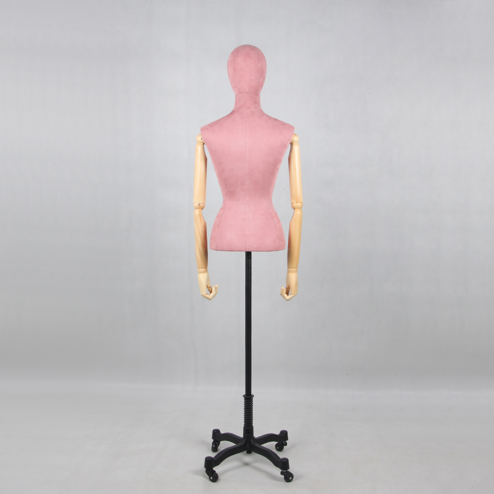 优点塑料面料半身女性模型可调裁缝人体模特躯干出售