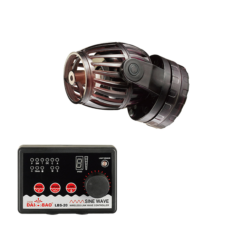 LBS-20 мини волны чайник воды насос со светодиодным дисплеем контроллер для соленой воды бак, аквариумной воды циркуляционный насос для создания волн