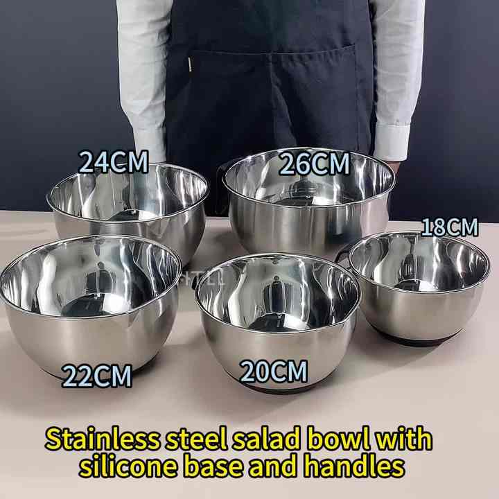304 Stainless Steel Cooking Basin Washing Thickened with Scale Baking ...
