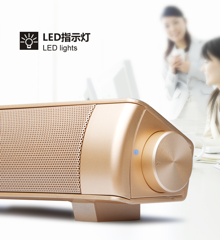Samtronic High Quality Soundbar LP-08 Wireless Subwoofer Speaker for iPad/ iPhone/ Other Mobile Phone