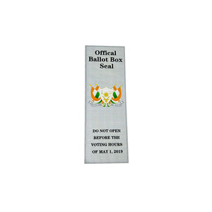 Disposable Paper Ballot Box Seals For Election