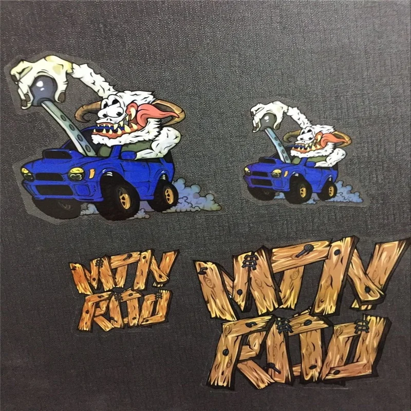 customized waterproof outdoor quality pvc die cut window decal sticker