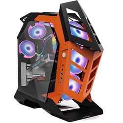 Computador de mesa super water-cooled chassis grande lado transparente dividir voltar chassis linha completa