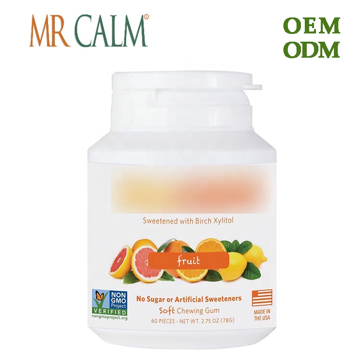 КБР жевательная резинка КБР Gummies частная этикетка поддерживает снятие стресса тревога и освежает дыхание конопляным маслом