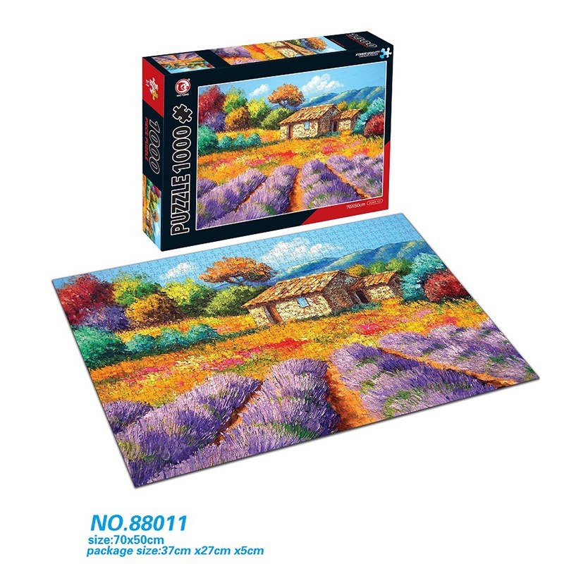 Развивающая игрушка-головоломка, детская игра, опт, различные пользовательские печатные конструкции, 1000 штук, пазлы