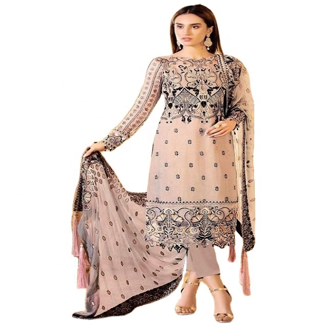 heavy embroidered party wear kurti