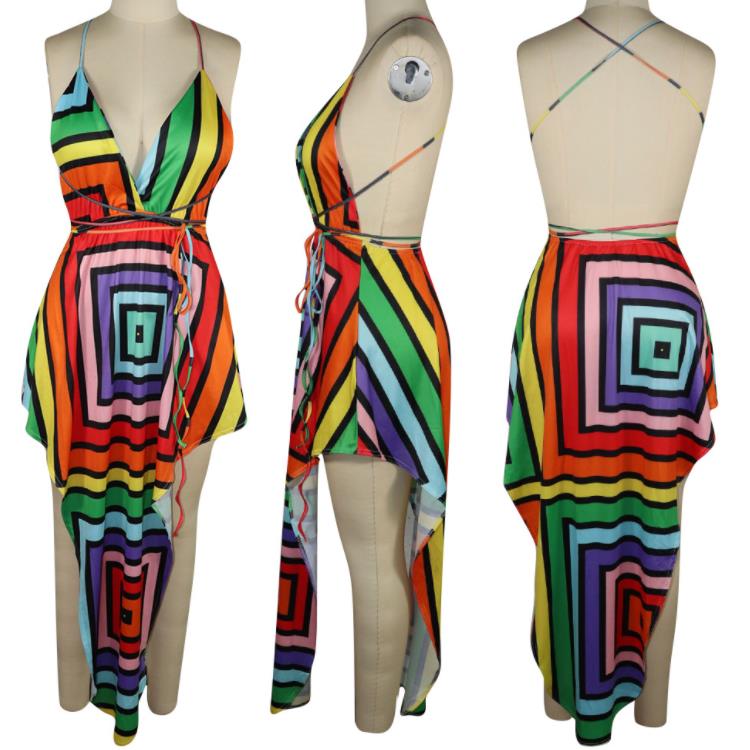 Good quality factory directly plus size dress summer long casual women ladies sexy with best