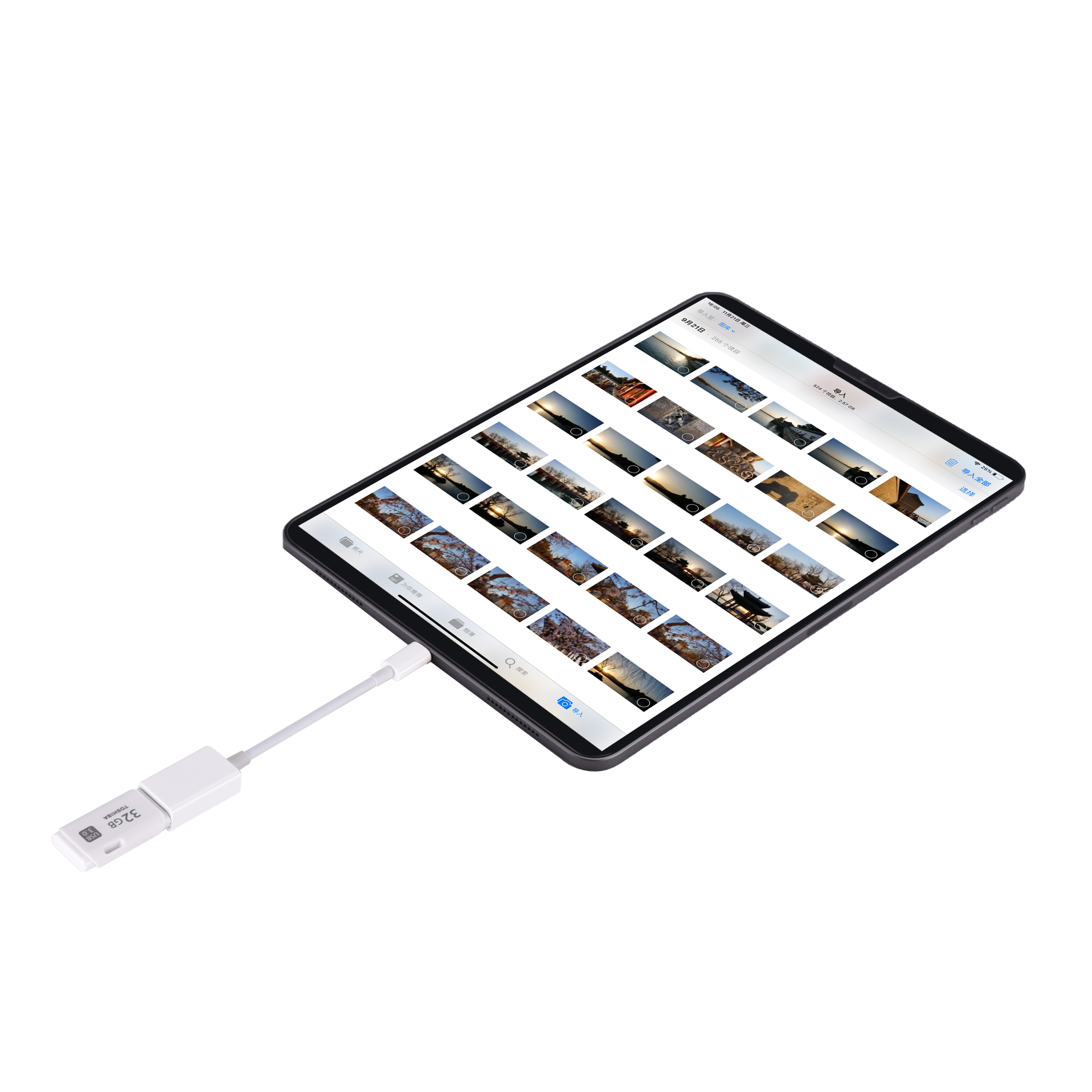 OTG USB адаптер для мобильного телефона адаптер питания для 8 Pin
