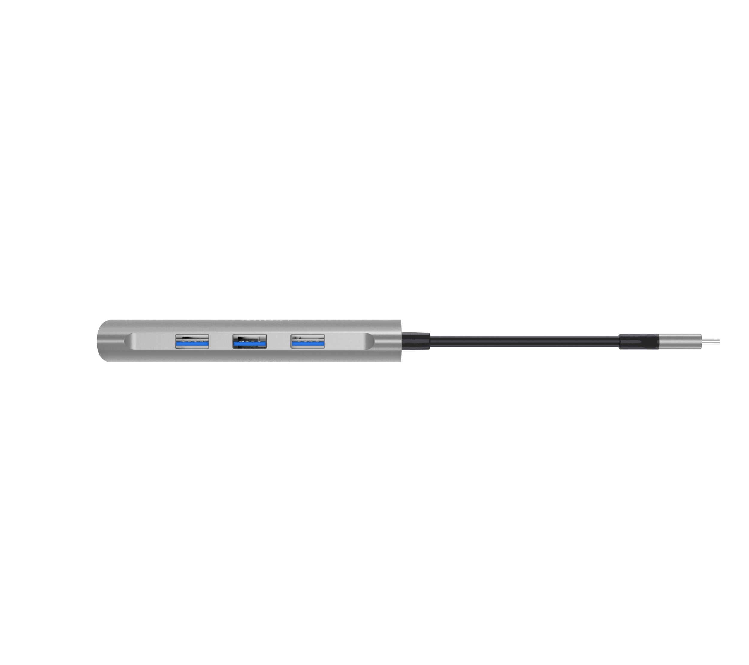 WiWU A731 7 in 1 USB C Hub Type C Multifunctional Expansion Dock Aluminum Alloy USB 3.0 SD Card Reader USB C Docking