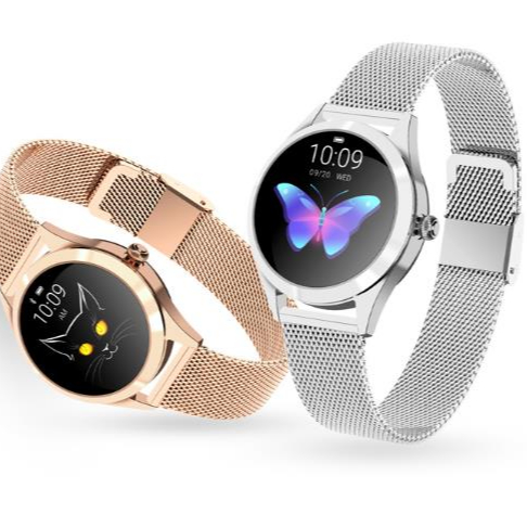 2020 CE ROHS модные спортивные IP68 Водонепроницаемые Фитнес-трекеры с пульсометром женские умные часы KW10