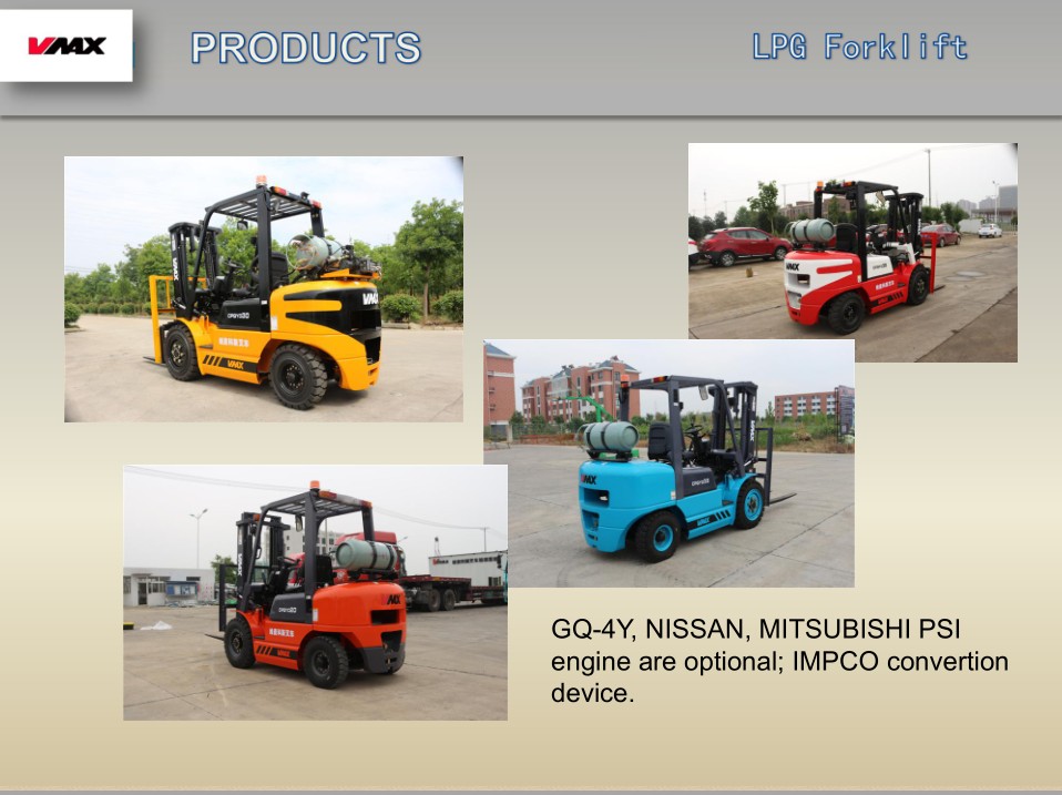 2 Ton LPG Gasoline Forklift Automatic Transmission